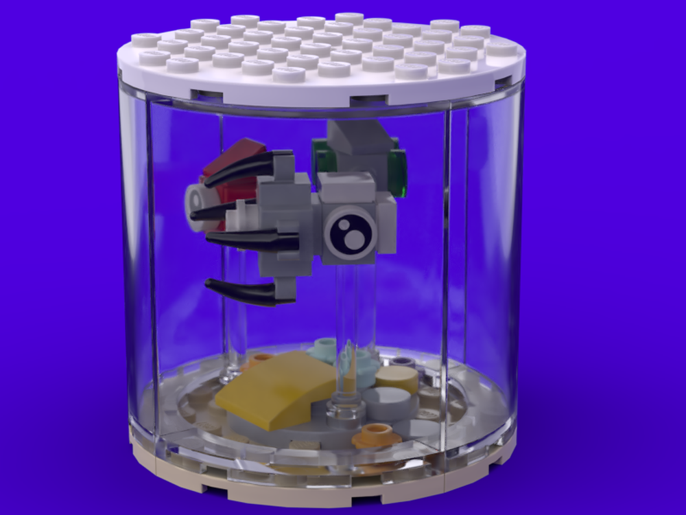 Lego Subnautica alien containment