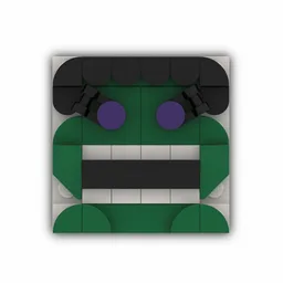 The Incredible Hulk Mini Mosaic (Designed for LEGO X Levi's)