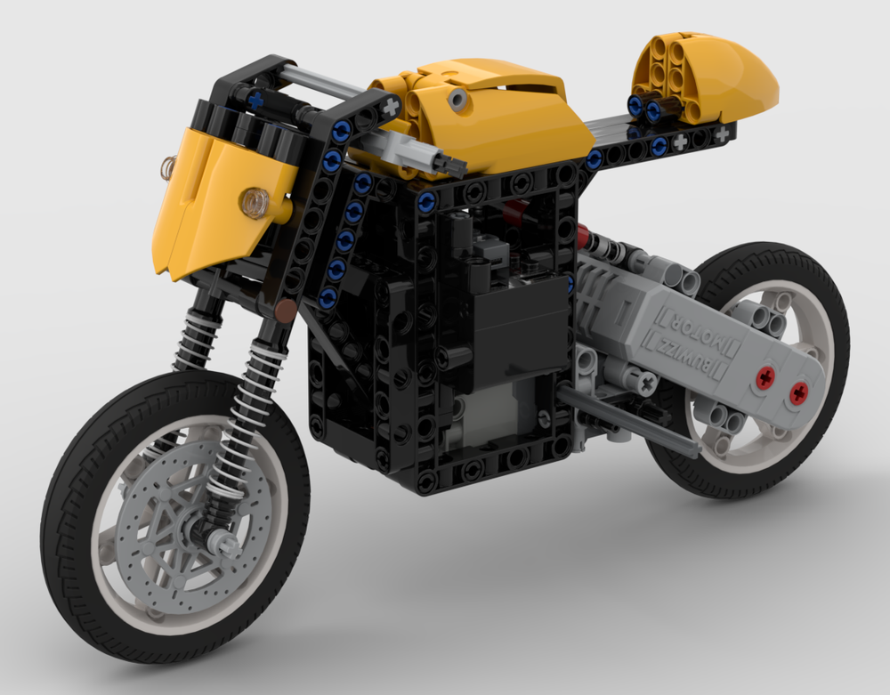 Lego Featherbed - An RC Café Racer Motorcycle