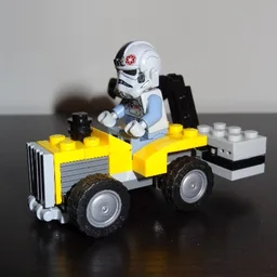 31014 Small tractor with mower crane