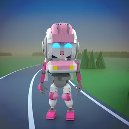 CBB10 Lady! G1-inspired Transformable SD Arcee