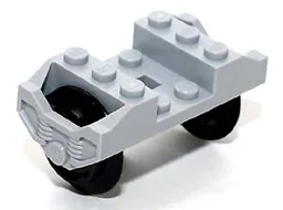 Train Wheel RC, Holder with 2 Black Train Wheel RC Train and Chrome Silver Train Wheel RC Train, Metal Axle (2878 / 57878 / x1687)