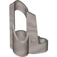 Technic Panel Fairing # 5 Small Short, Large Hole, Side A / Pearl Light Gray