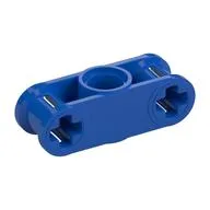 Technic Axle and Pin Connector Perpendicular 3L with Centre Pin Hole / Blue