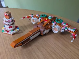 40806-1 Gingerbread X Wing Star Fighter