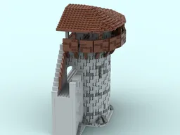 D-shaped Wall Tower
