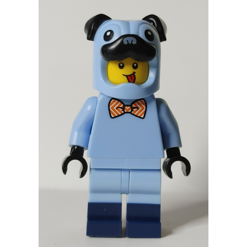 Lego Pug Costume - Bright Light Blue