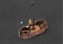 Sailing Boat - Brown