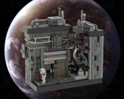 Low levels of Coruscant - Diorama MOC