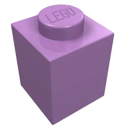 Brick 1 x 1 / Medium Lavender