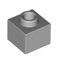 Plate 1 x 1 x 2/3 with Open Stud / Light Bluish Gray