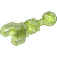 Large Figure Skeletal, Limb, 5L with Ball Joint on Axle and Ball Socket / Trans-Bright Green