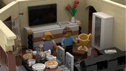 Flat with full interior decoration