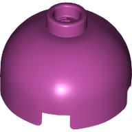 Lego Brick Round 2 x 2 Dome Top, Vented Stud / Magenta