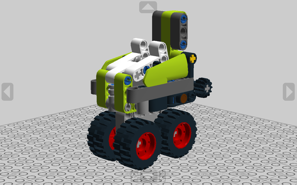Lego 42102 Mini CLAAS XERION alternative - Rollerblade