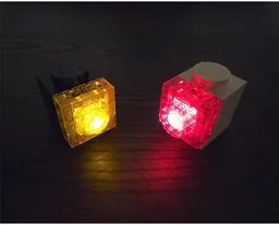 Upscaled headlight with light brick
