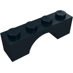 Brick Arch 1 x 4 / Black