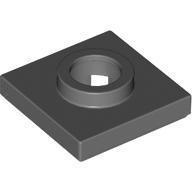 Lego Turntable 2 x 2 Female / Dark Bluish Gray