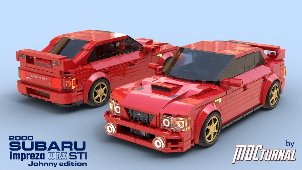 Lego MOCturnal 2000 Subaru Impreza STI WRX