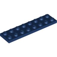 Lego Plate 2 x 8 / Dark Blue