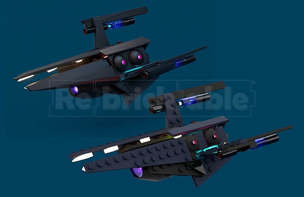 Lego USS PARALLAX - KAIJU CLASS STARSHIP