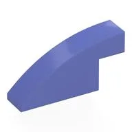 Brick Curved 1 x 4 x 1 2/3 No Studs / Blue Violet