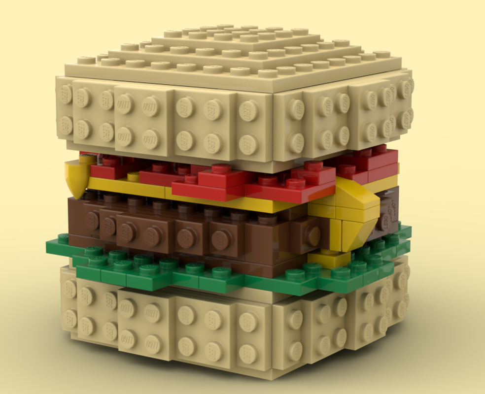 Lego hamburger