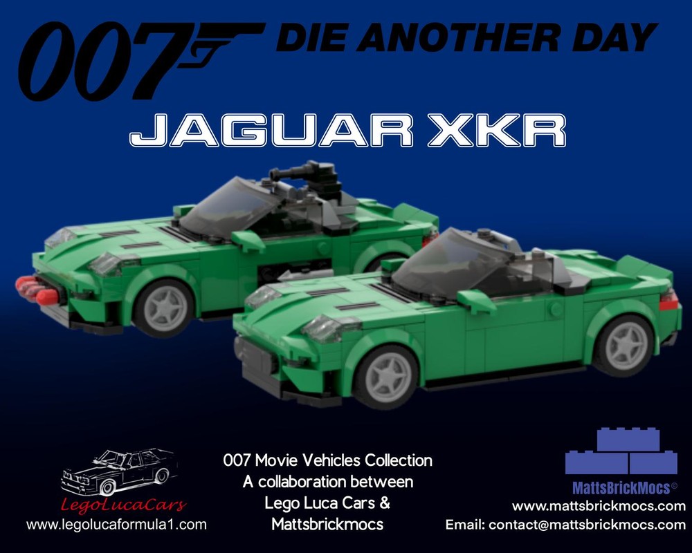 Lego 007 Movie Jaguar XKR from Die Another Day