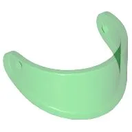 Headwear Accessory Visor For Standard Helmet / Trans-Green