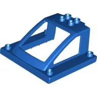 Duplo Windscreen 6 x 6 x 2 with 2 x 2 Studs on Top / Blue