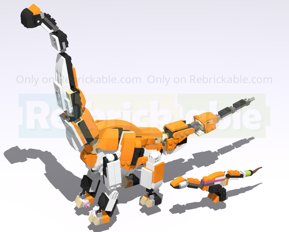Lego 31129 Giraffatitan and Elaphrosaurus