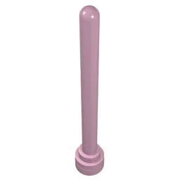 Antenna 1 x 4 with Rounded Top / Bright Pink