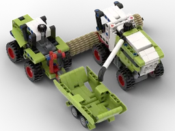 Claas Harvester Convoy