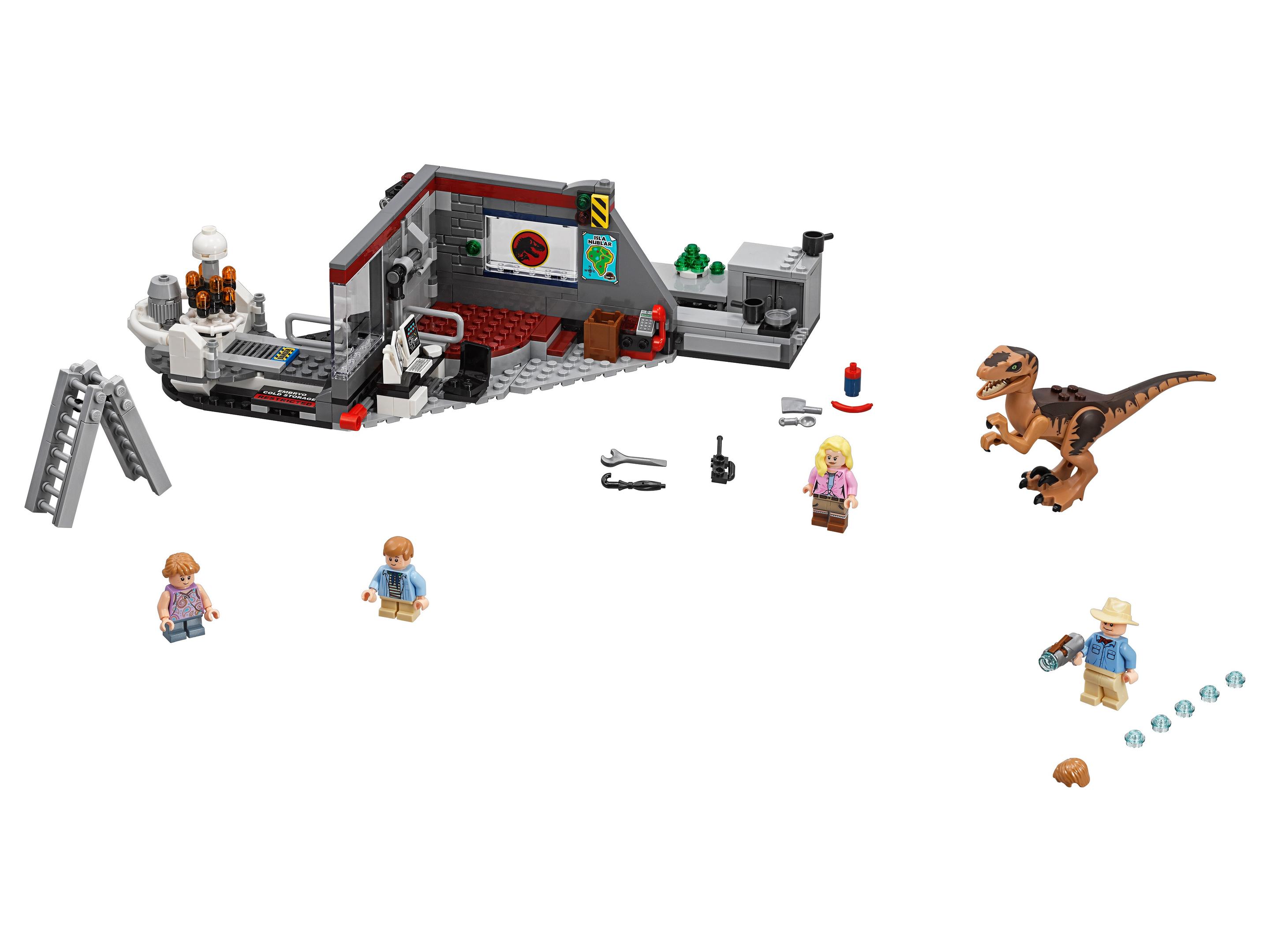 Lego Jurassic Park Velociraptor Chase