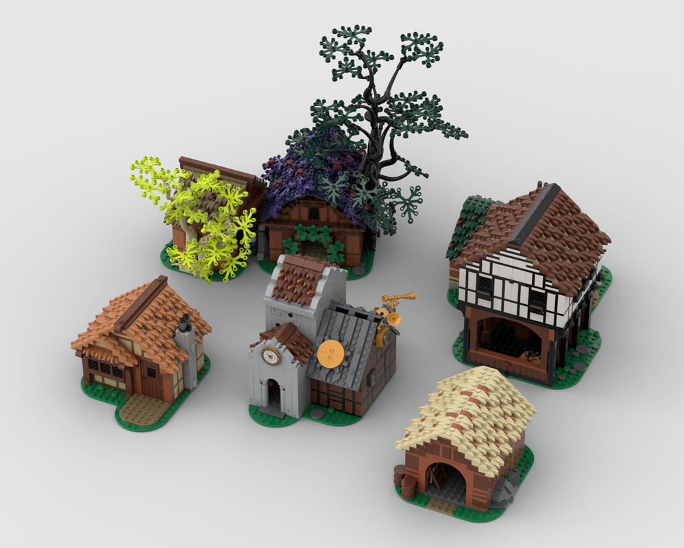 Lego Castle Village