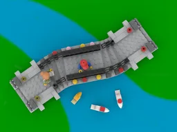 31050 Curved bridge