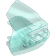 Large Figure Limb Cover, Size 3, Armor with Ball Joint Socket / Trans-Light Blue