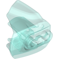 Lego Large Figure Limb Cover, Size 3, Armor with Ball Joint Socket / Trans-Light Blue