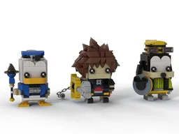 Sora, Donald & Goofy (Kingdom Hearts II)