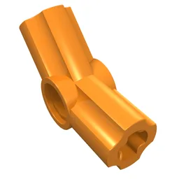 Technic Axle and Pin Connector Angled #4 - 135° / Orange