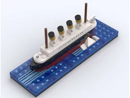 Mini Titanic Diorama