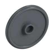 Shield Round with Stud and Raised Rim [Plain]