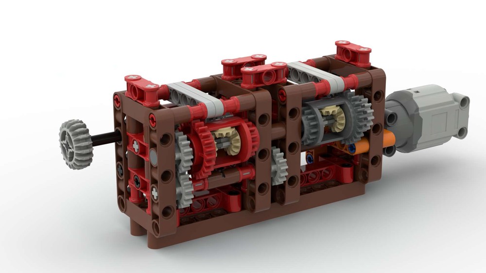 Lego Smoothly switching 2 speed automatic geabrbox