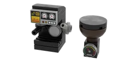 Coffee machine and grinder
