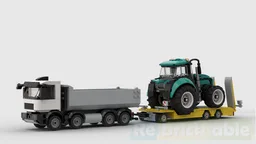 Low loader trailer