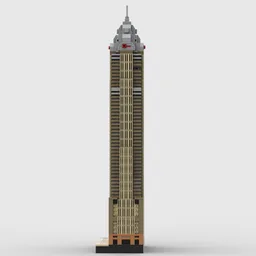 Key Tower at 1/650th Scale