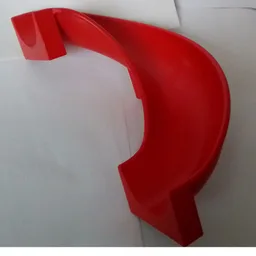 Duplo Playground Slide, Curved 180 Degrees / Red