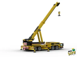 8 wheels crane