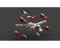 Robotech / Macross Valkyrie A - Ship mode
