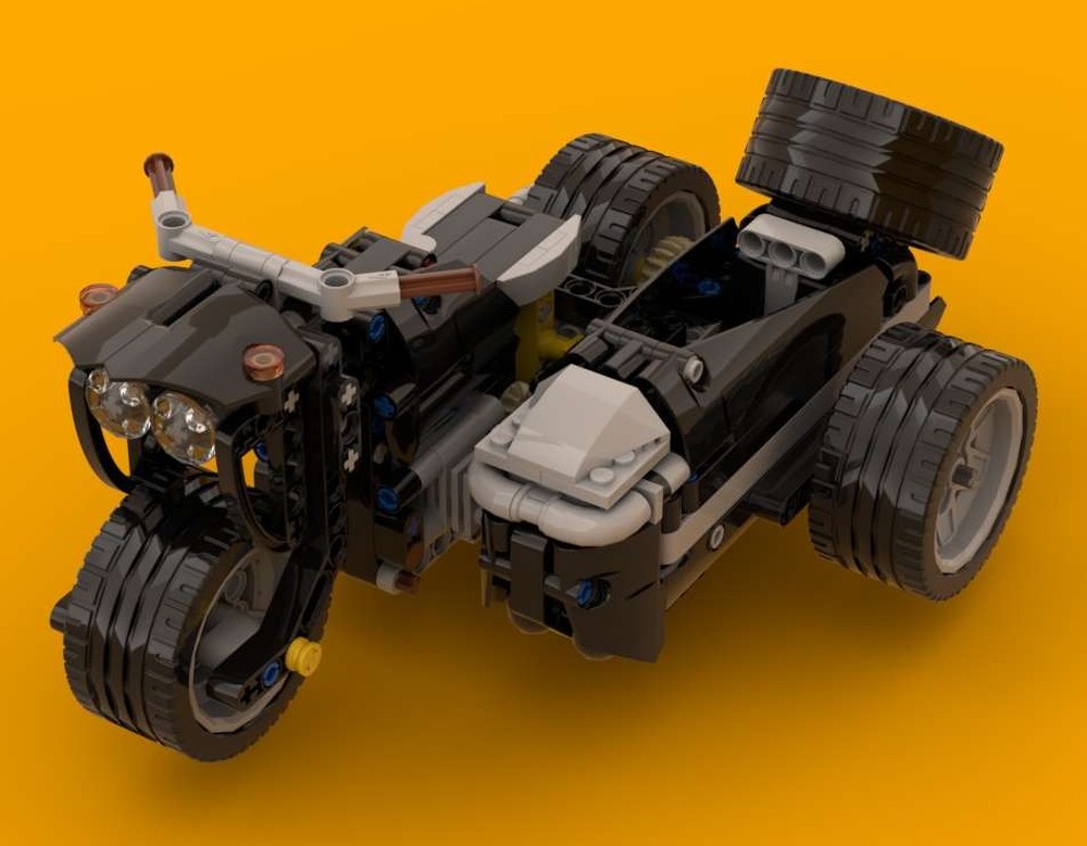 Lego 42111 Side Car Bike